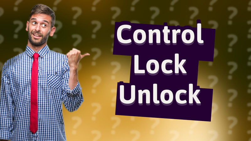 Control Lock Unlock