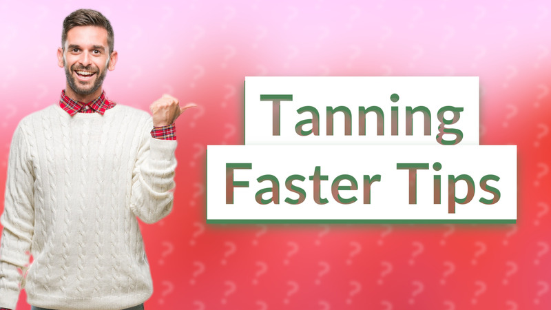 Tanning Faster Tips