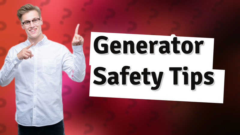 Generator Safety Tips