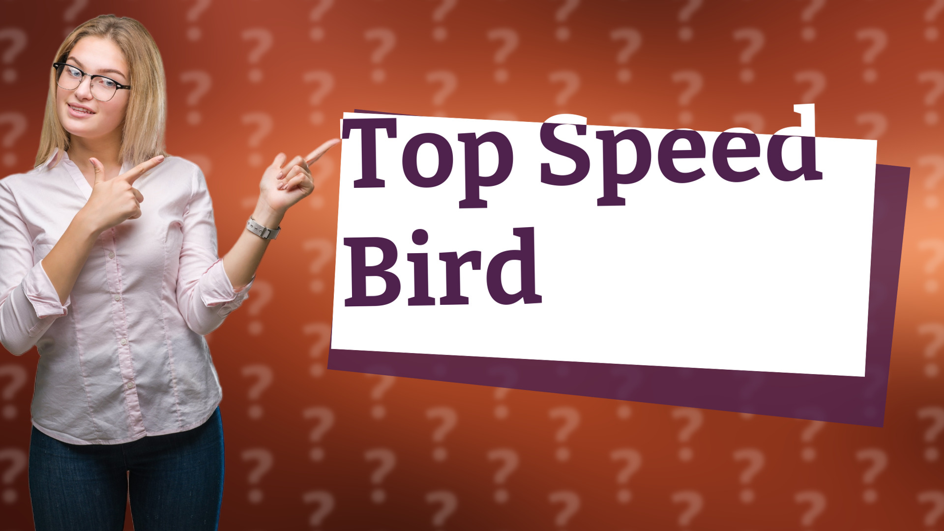 Top Speed Bird