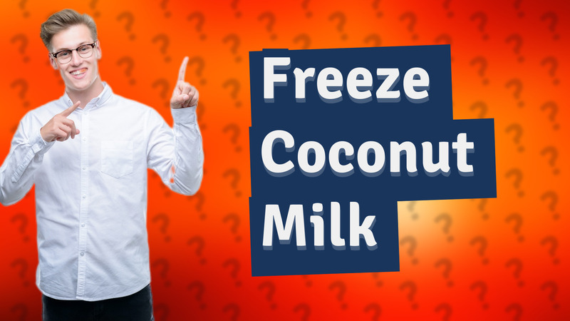 Freeze Coconut Milk