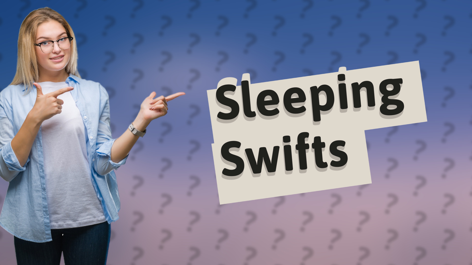 Sleeping Swifts