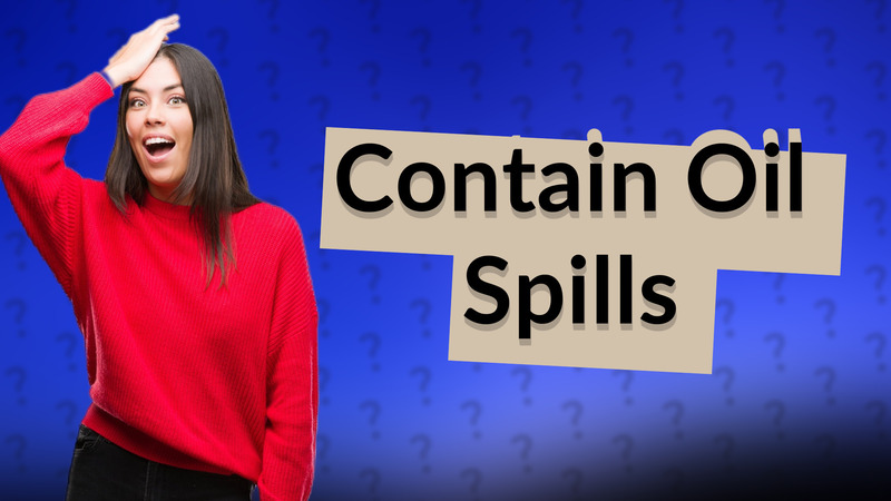 Contain Oil Spills