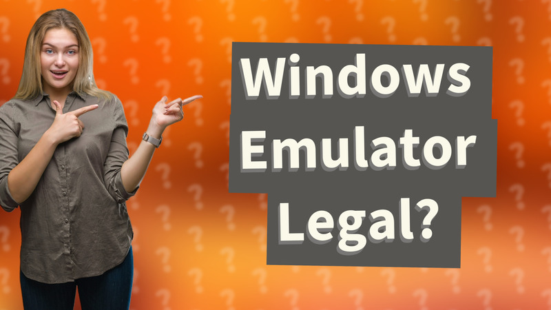 Windows Emulator Legal?