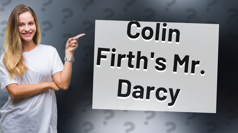 Colin Firth's Mr. Darcy