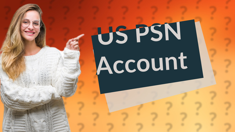 US PSN Account