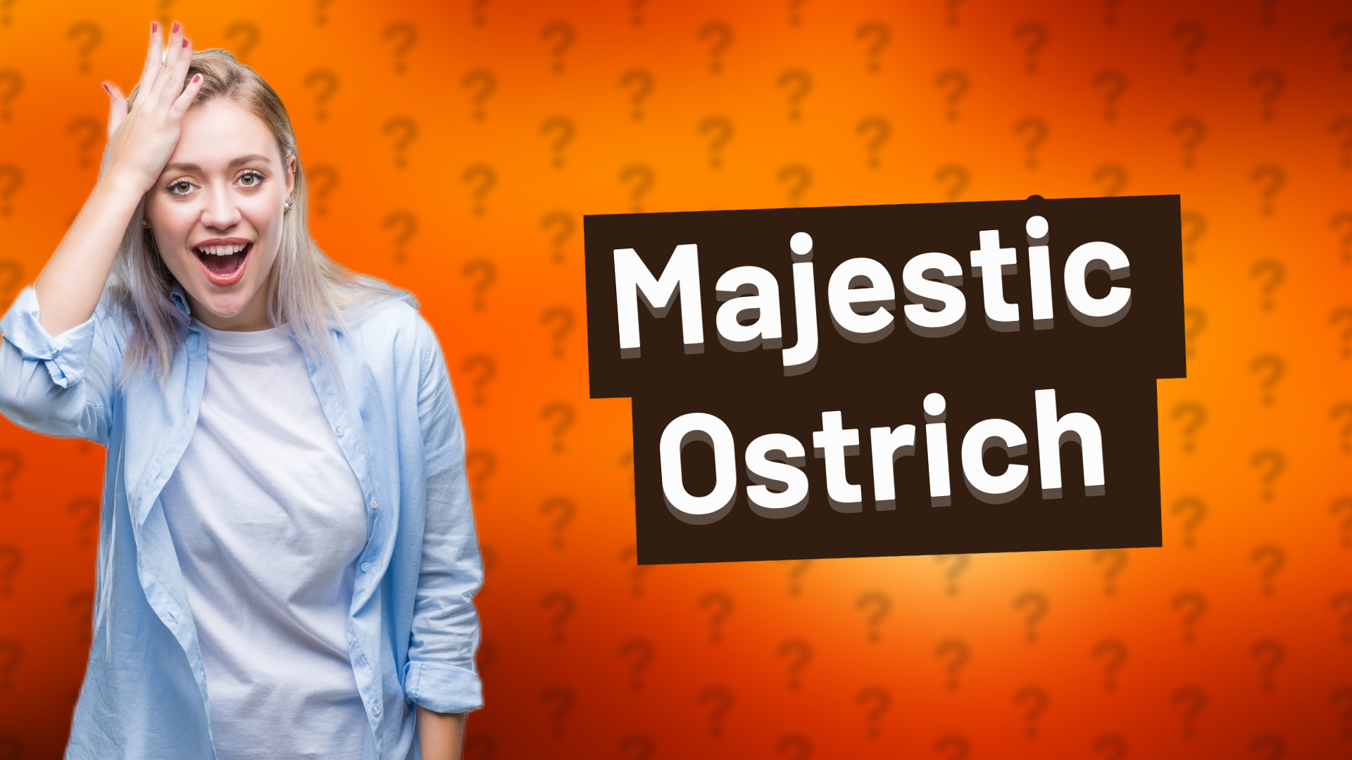 Majestic Ostrich