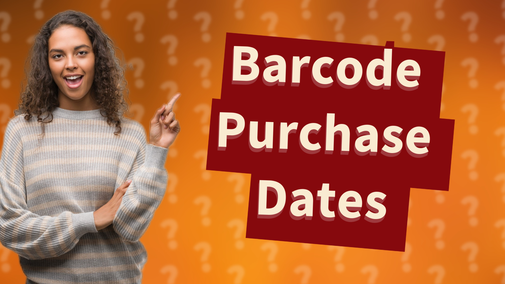 Barcode Purchase Dates