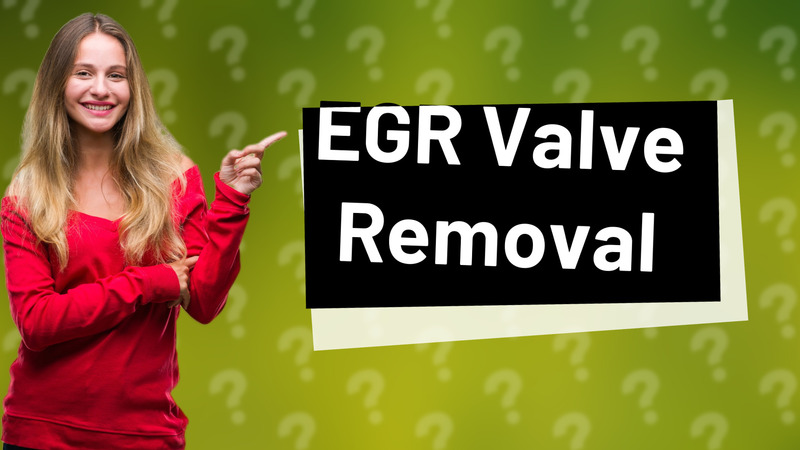 EGR Valve Removal