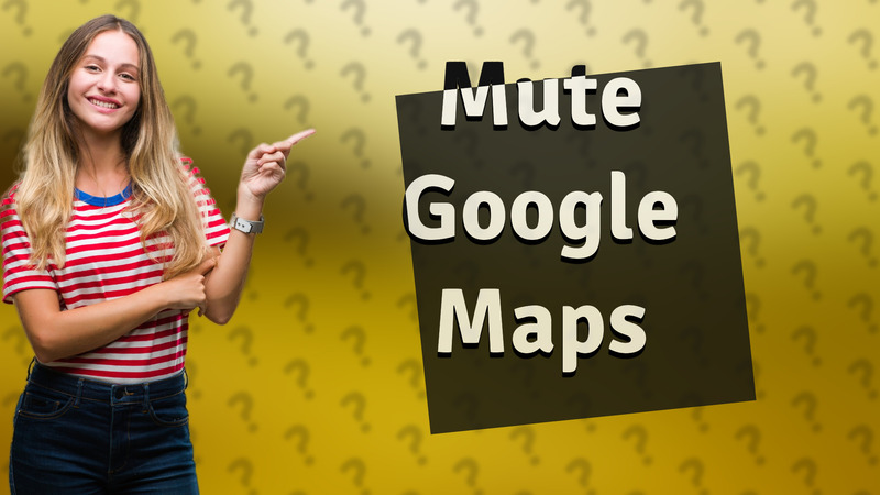 Mute Google Maps
