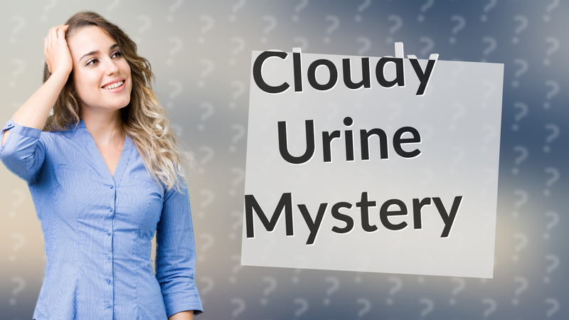 Cloudy Urine Mystery