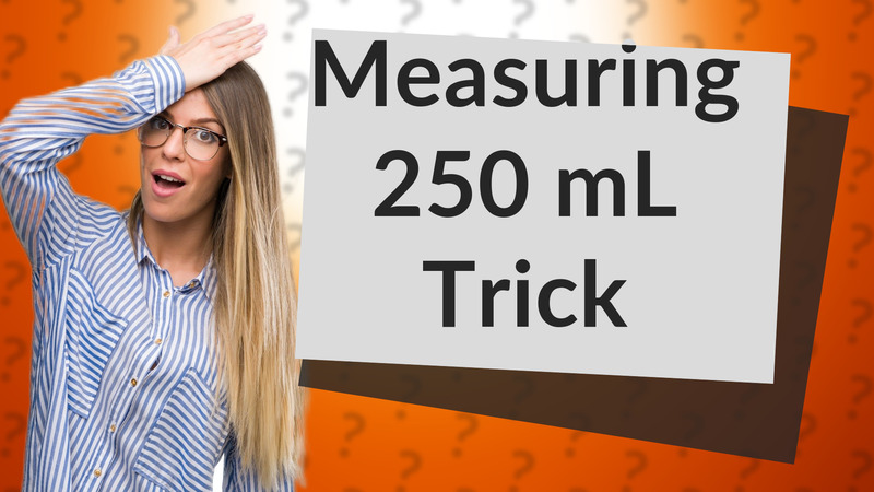 Measuring 250 mL Trick