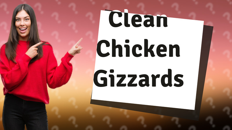 Clean Chicken Gizzards