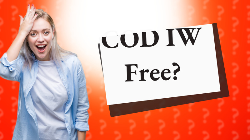 COD IW Free?