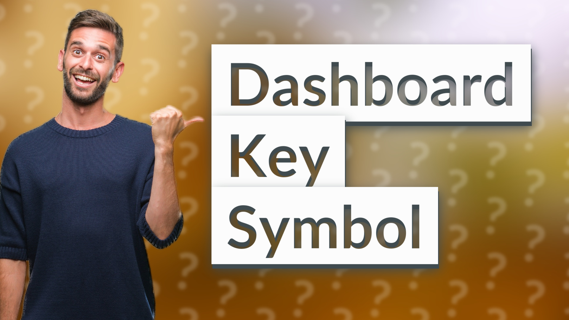 Dashboard Key Symbol
