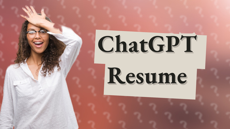 ChatGPT Resume