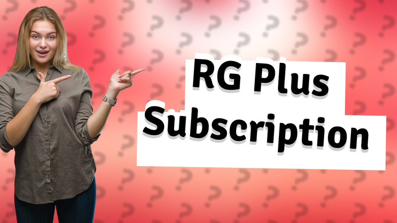 RG Plus Subscription