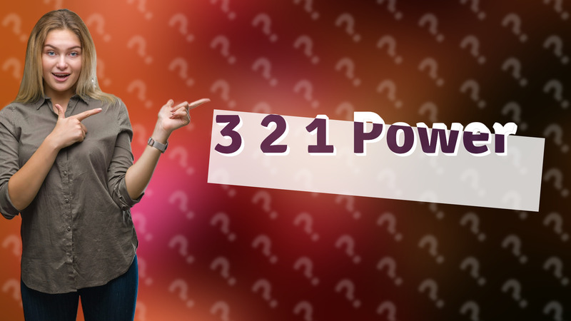 3 2 1 Power