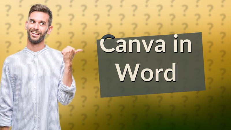 Canva in Word