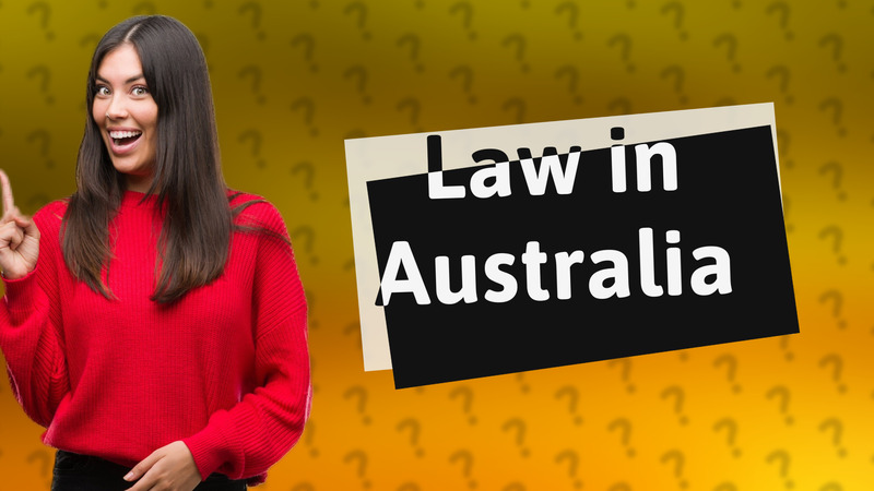 Law in Australia