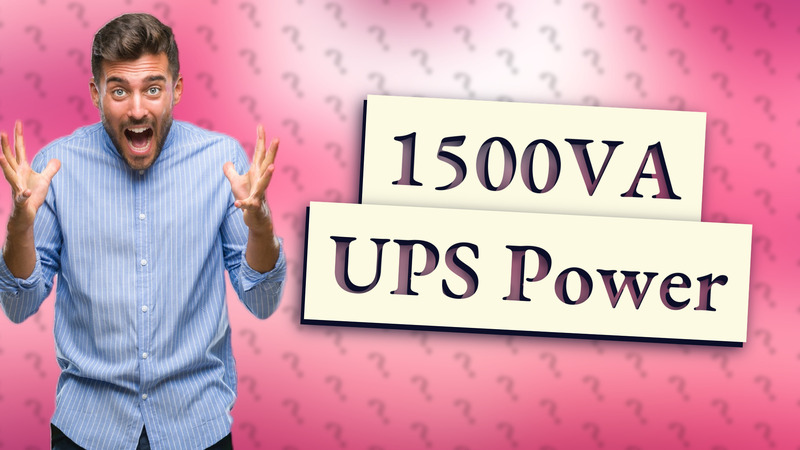 1500VA UPS Power