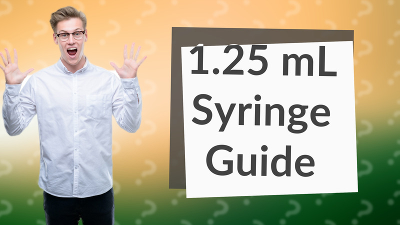 1.25 mL Syringe Guide
