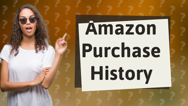 Amazon Purchase History
