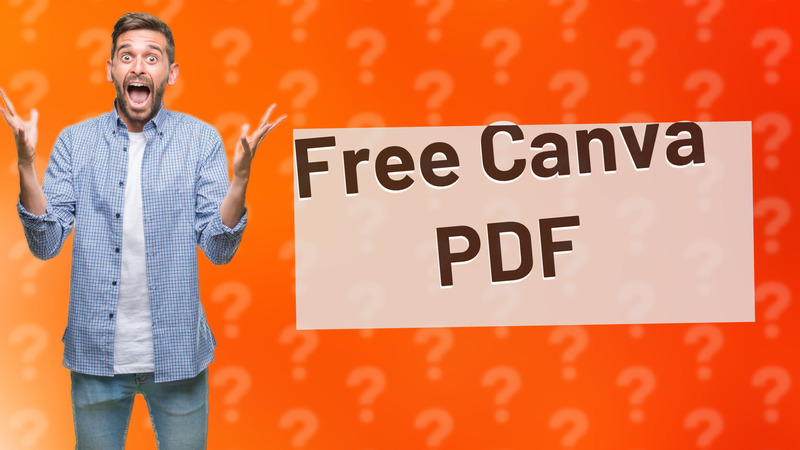 Free Canva PDF