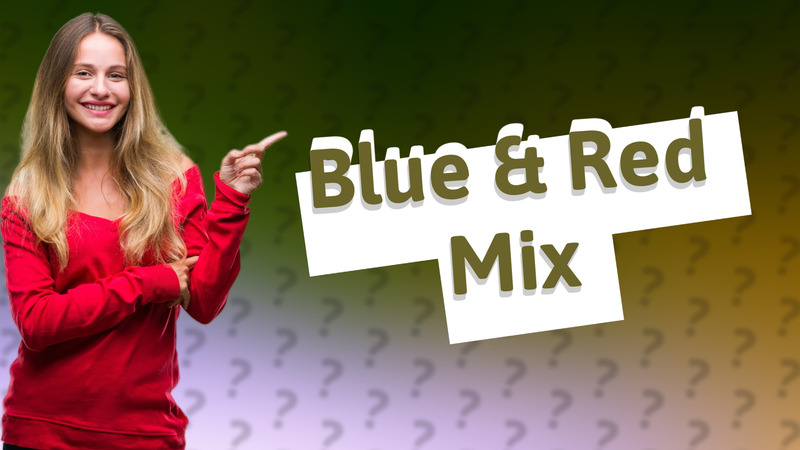 Blue & Red Mix