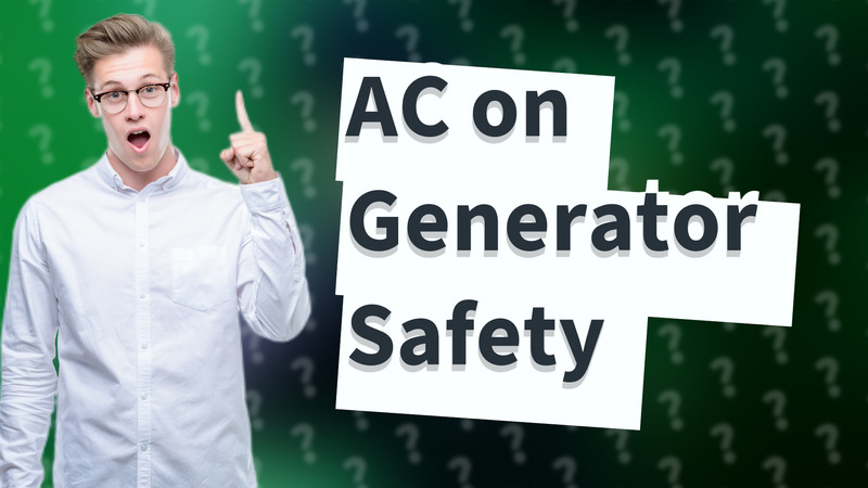 AC on Generator Safety