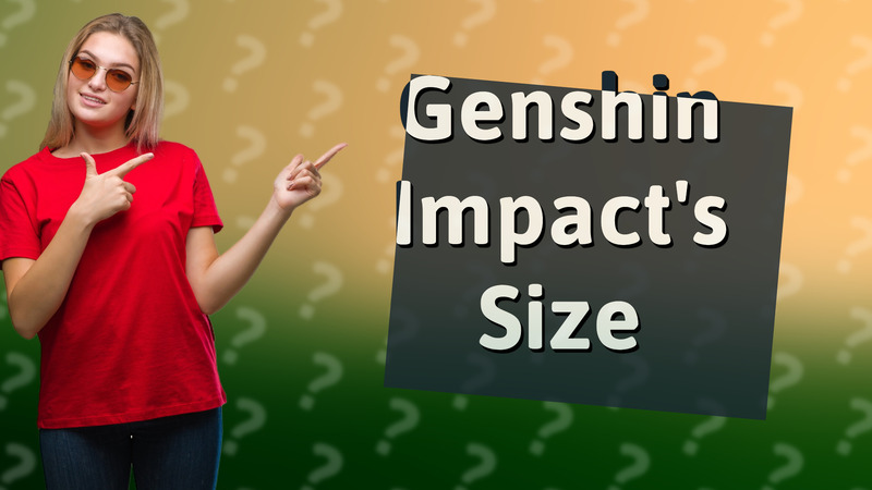 Genshin Impact's Size