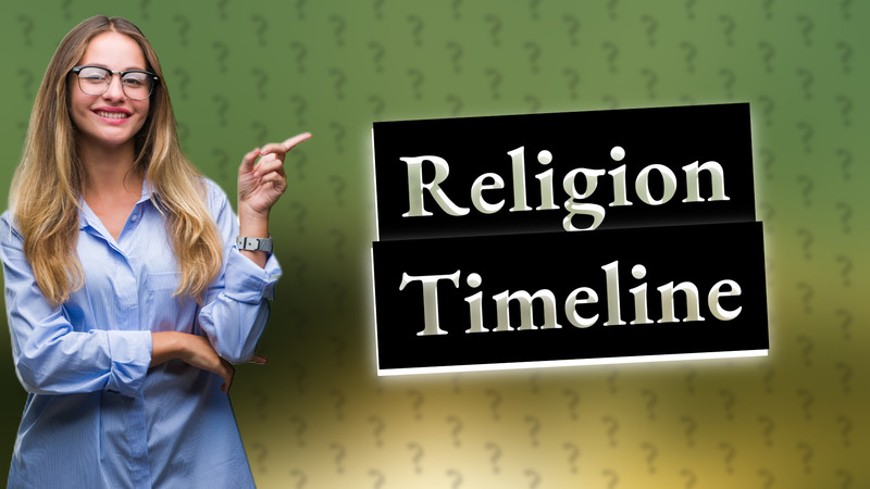 Religion Timeline