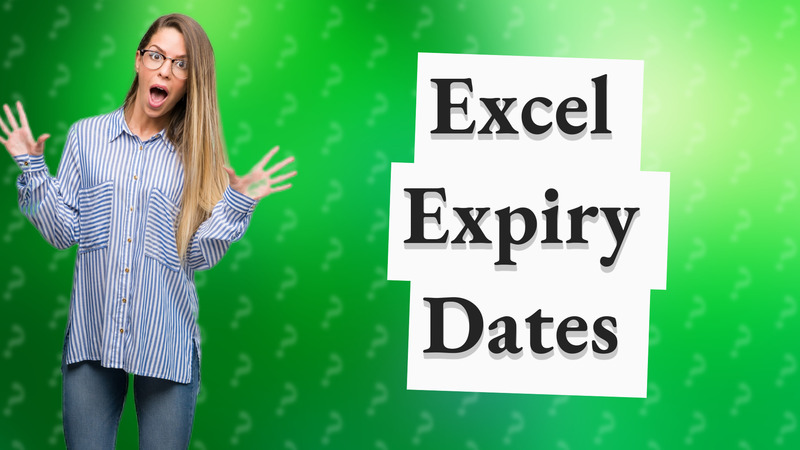 Excel Expiry Dates