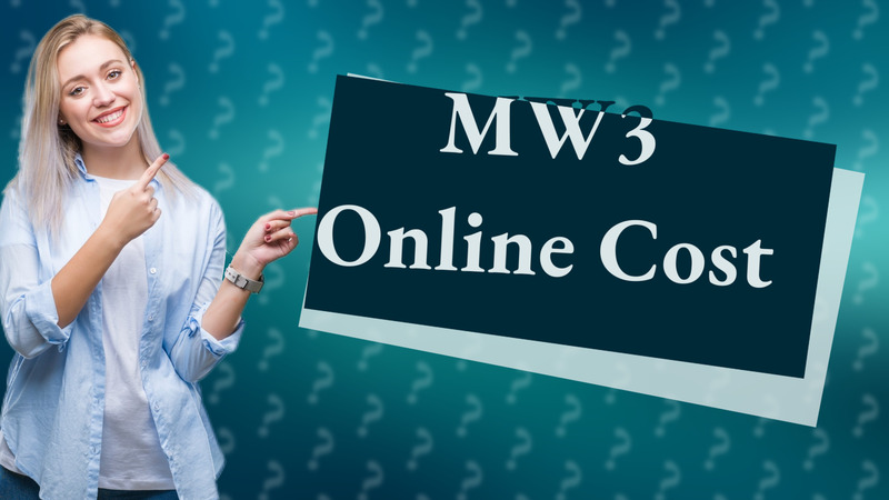 MW3 Online Cost