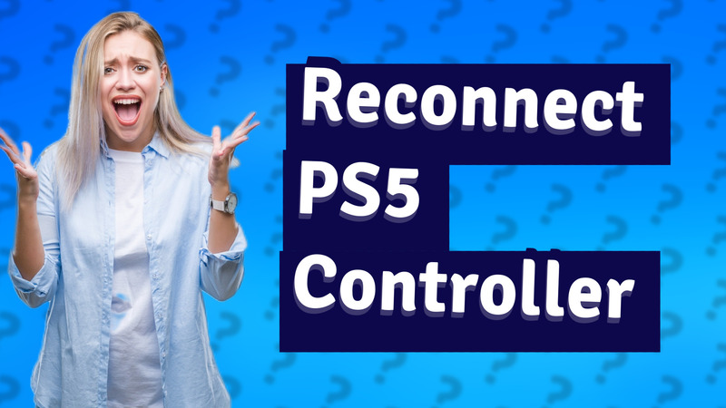 Reconnect PS5 Controller