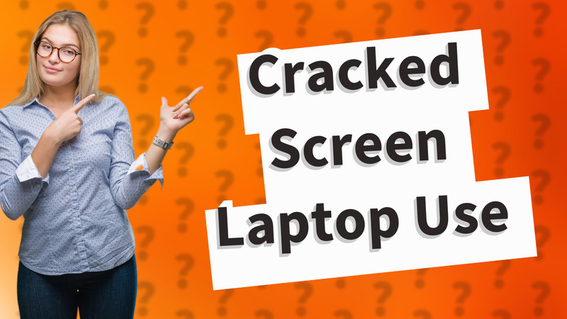 Cracked Screen Laptop Use