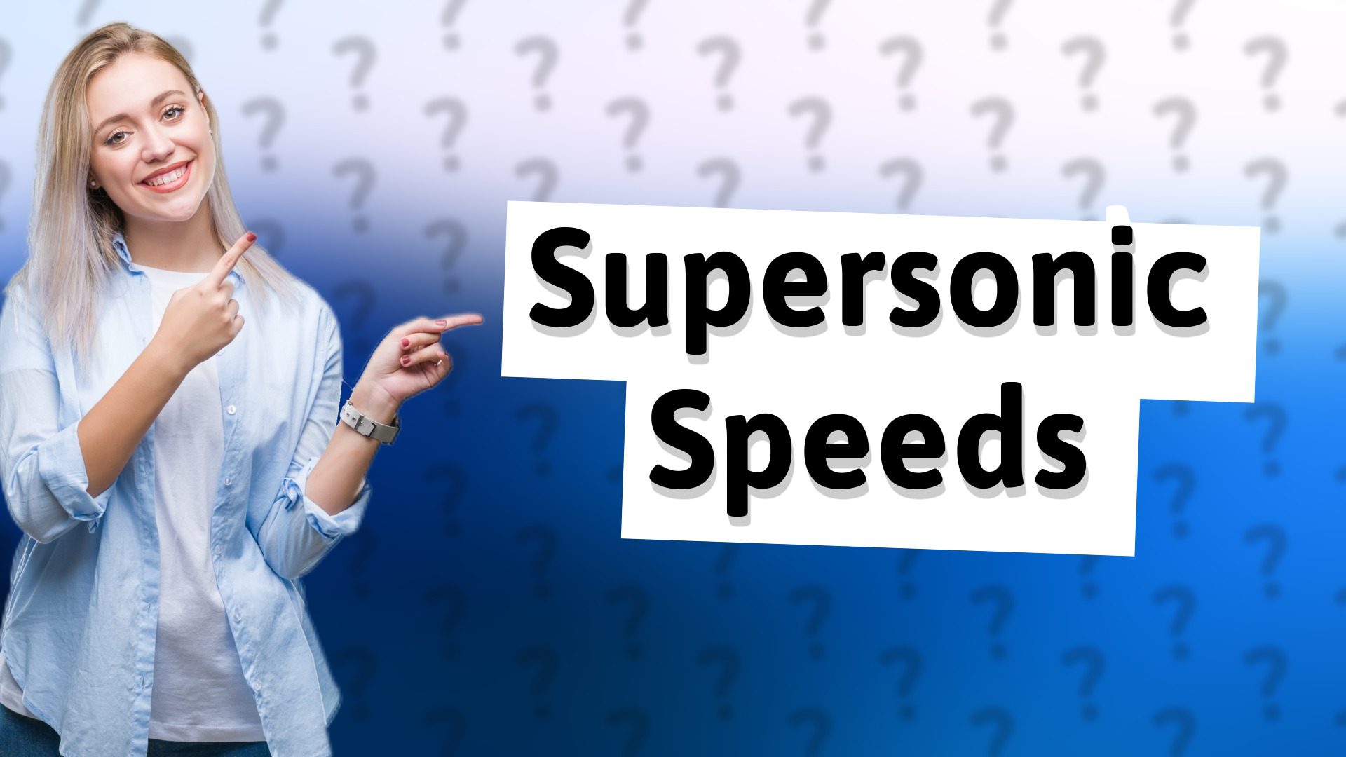 Supersonic Speeds