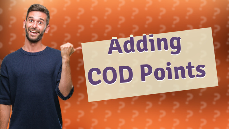 Adding COD Points
