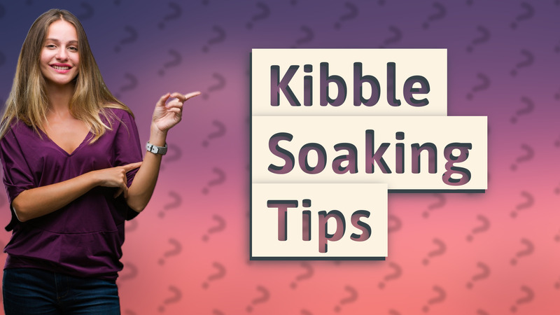 Kibble Soaking Tips