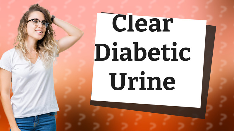Clear Diabetic Urine