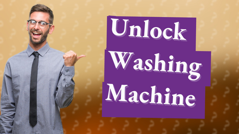 Unlock Washing Machine