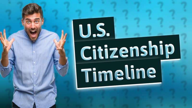 U.S. Citizenship Timeline