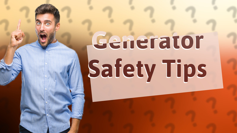 Generator Safety Tips