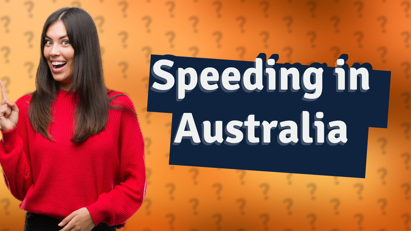 Speeding in Australia