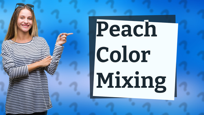 Peach Color Mixing