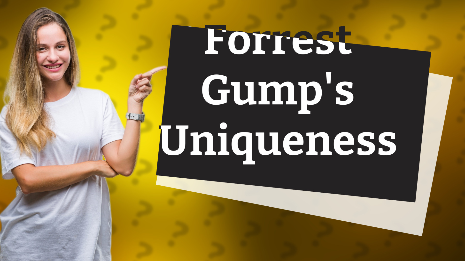 Forrest Gump's Uniqueness