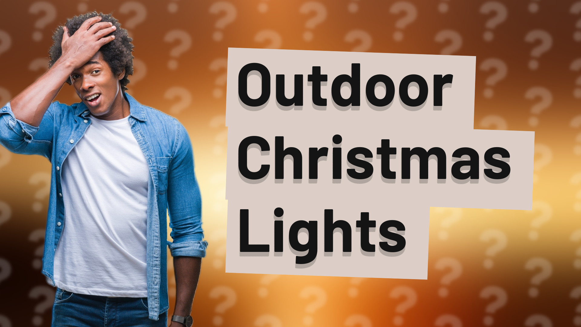 Outdoor Christmas Lights