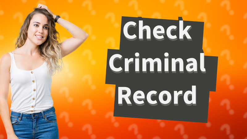 Check Criminal Record