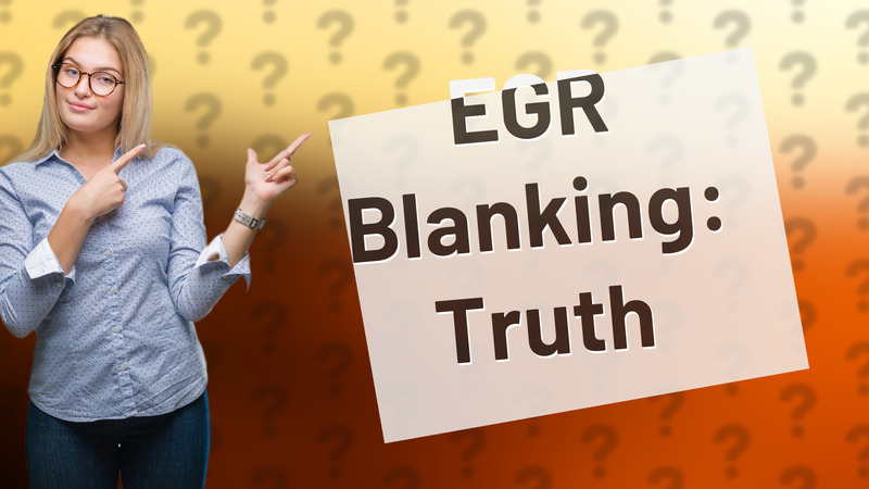 EGR Blanking: Truth
