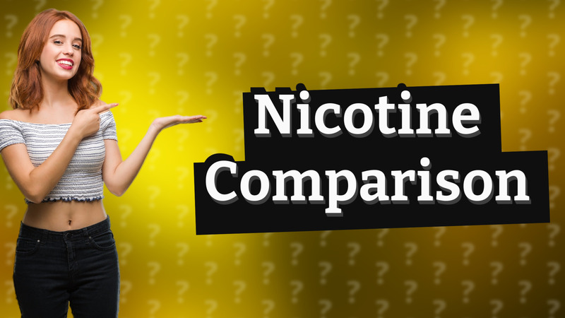 Nicotine Comparison